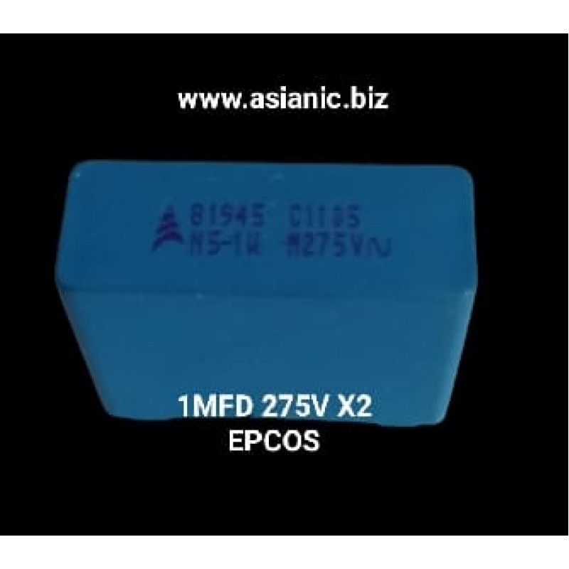 1MFD 275V X2 EPCOS BOX TYPE CAPACITOR